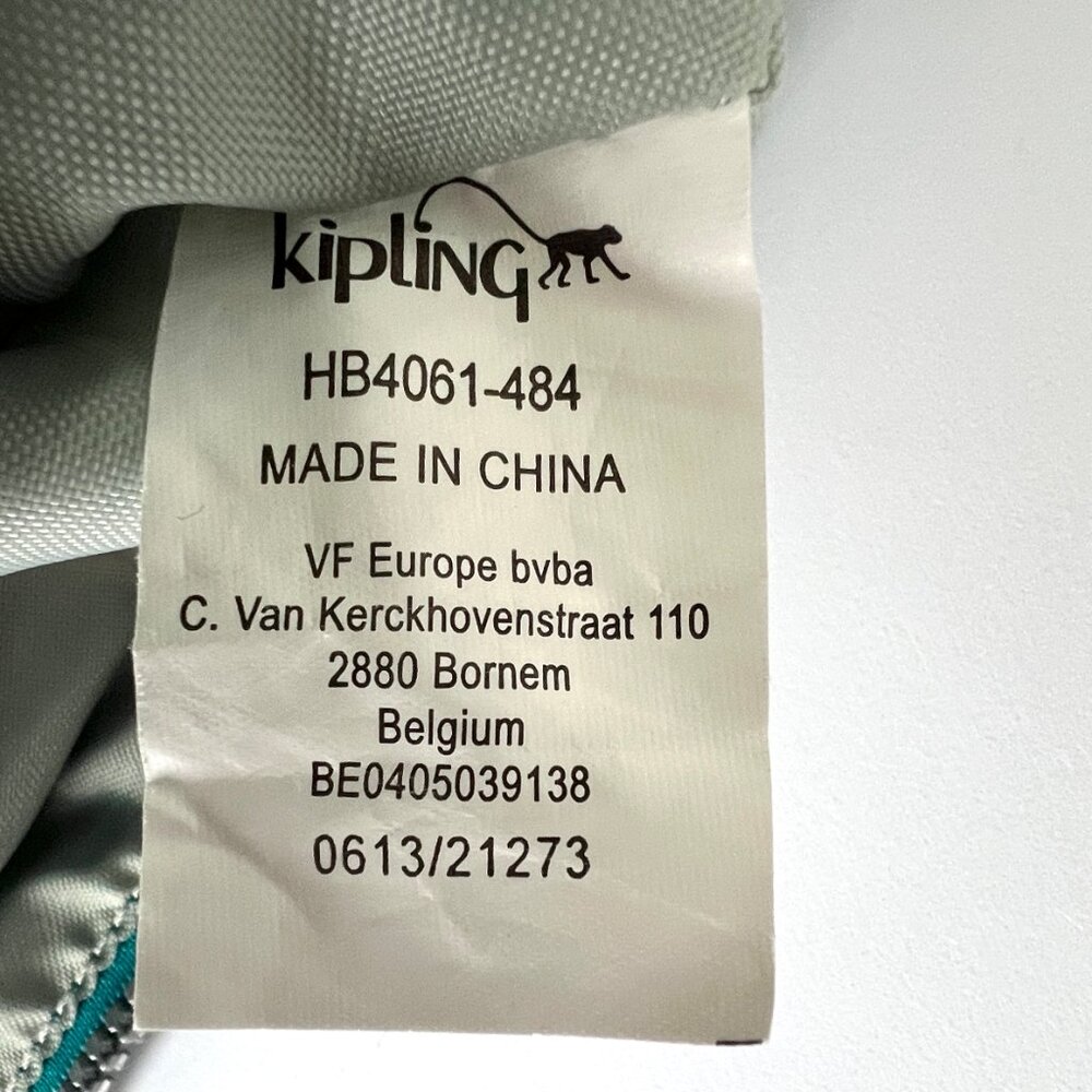 Kipling Alvar Crossbody Turquoise Zipper Bag, HB4061-484, Excellent Condition! - Picture 13 of 15